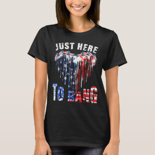 Camiseta 4 De Julho, 4 De Julho, Estou Aqui Para B