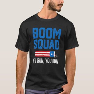 Camiseta 4 de julho 4 de julho Fogo Boom Patriótico U
