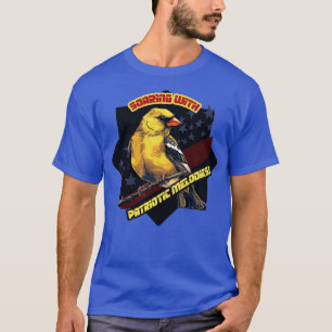 Camiseta 4 de julho American Goldfinch