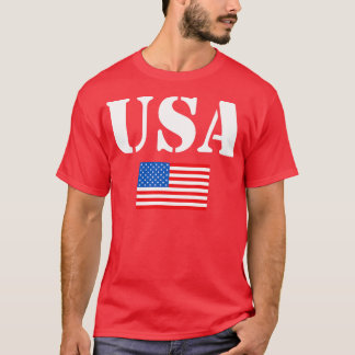 Camiseta 4 de julho americano