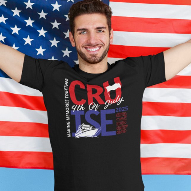 Camiseta 4 de julho Ano Personalizado do Cruise Squad (Criador carregado)