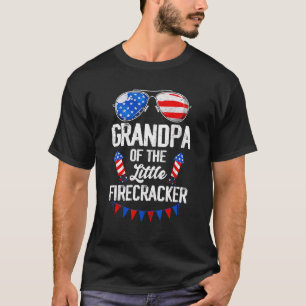 Camiseta 4 De Julho Avô De Aniversário Do Pequeno Bombeiro