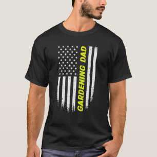 Camiseta 4 De Julho Bandeira Americana Jardim Pai Dia Dos P