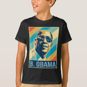 Camiseta 4 De Julho Barack Obama Presidente Retro Patriótic