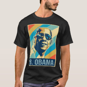 Camiseta 4 De Julho Barack Obama Presidente Retro Patriótic