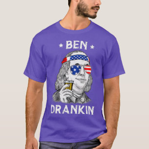 Camiseta 4 De Julho Ben Drankin Benjamin Franklin