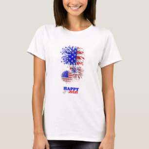 Camiseta 4 de julho camisola de alças dos