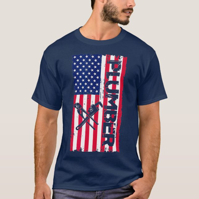 Camiseta 4 de julho "Canumber USA American Flag Patriotic" (Frente)
