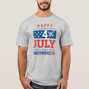 Camiseta 4 de julho Celebração do Dia da Independência dos