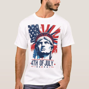 Camiseta 4 de julho celebrações do Orgulho Americano Patrió