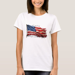 Camiseta 4 de Julho – Celebre com a Bandeira dos EUA