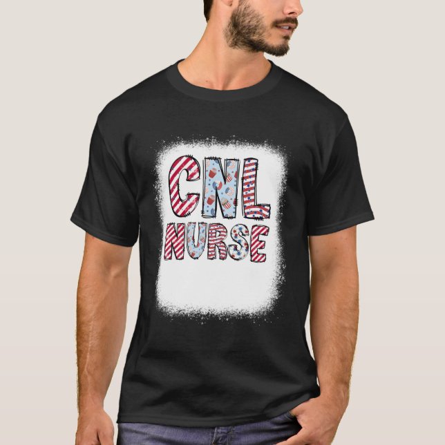 Camiseta 4 De Julho Cnl Independência Líder Da Enfermeira C (Frente)