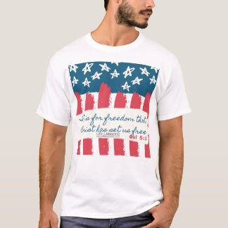 Camiseta 4 de julho - Como você está usando sua liberdade?