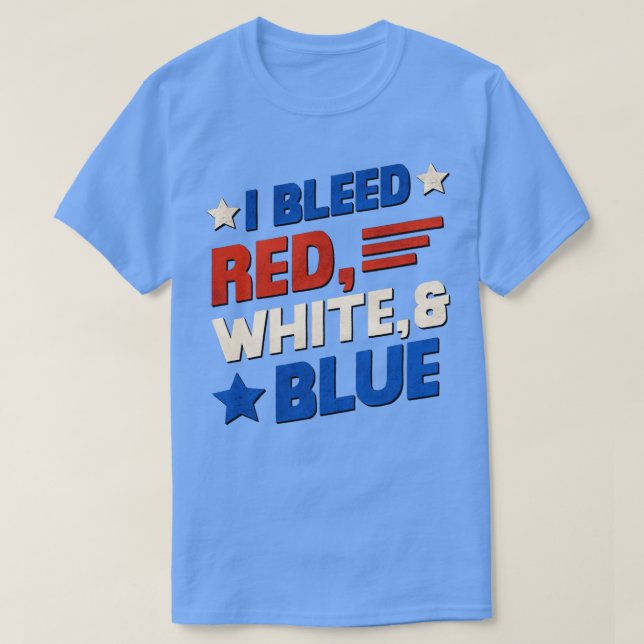 Camiseta 4 de julho de 16 (Frente do Design)