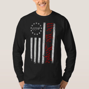 Camiseta 4 De Julho De 1776 Para Homens Nós, A Pessoas Amer