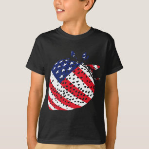 Camiseta 4 de julho de 2007, América Flag Patriotic Fruta S
