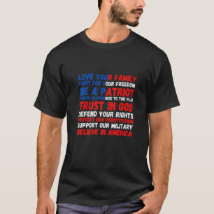 Camiseta 4 de julho de 2010 Patriótico Americano 1776 7