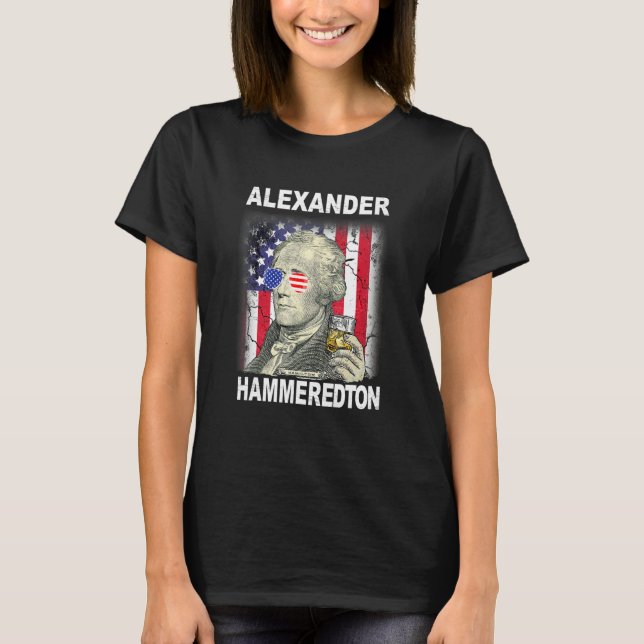 Camiseta 4 De Julho De Alexander Hammeredton Alexander Hami (Frente)