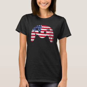 Camiseta 4 De Julho De Jogo De Jogo De Citação De Vídeo Leg
