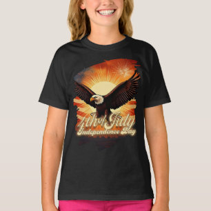 Camiseta 4 de julho - 🦅 de tributo à águia majestosa e aos