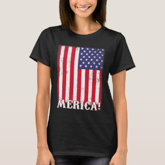 Camiseta 4 de julho de US American Flag Patriotic