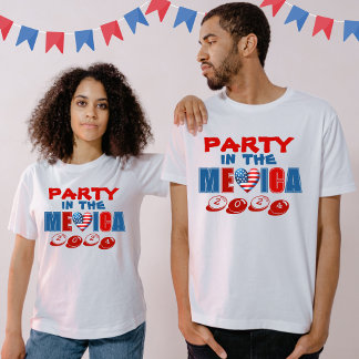 Camiseta 4 De Julho Dia Da Independência Americana
