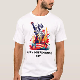 Camiseta 4 de julho Dia de Independência T-Shirt