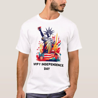 Camiseta 4 de julho Dia de Independência T-Shirt