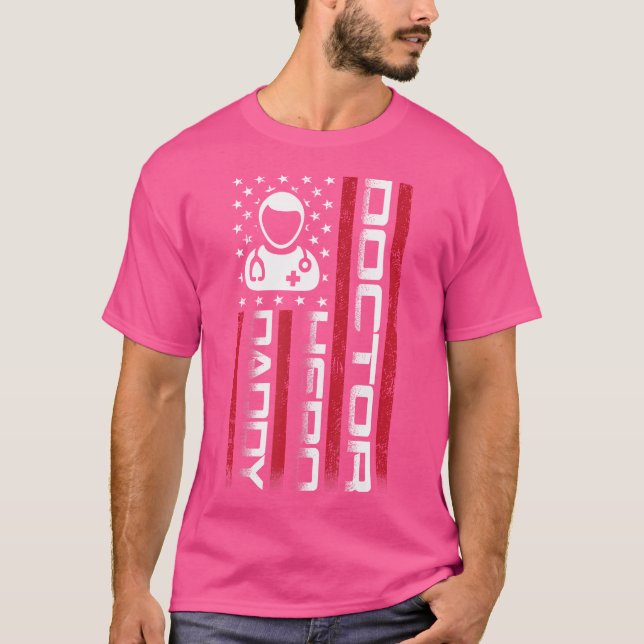 Camiseta 4 De Julho. Dia de os pais de Pai de Sinalizador d (Frente)