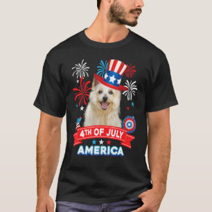 Camiseta 4 De Julho Dia Patriótico Norwich Terrier Cão Inde