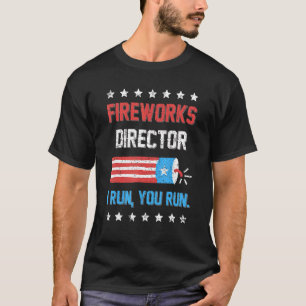 Camiseta 4 De Julho Diretor De Fogos De Artifício Eu Lhe Li