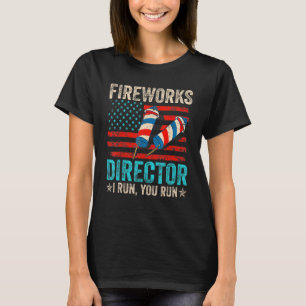 Camiseta 4 De Julho Diretor De Fogos De Artifício Eu Lhe Li