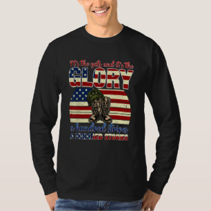 Camiseta 4 de Julho É a coragem e é a glória