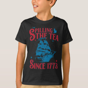 Camiseta 4 De Julho Esmagando O Chá Desde 1773 História Da