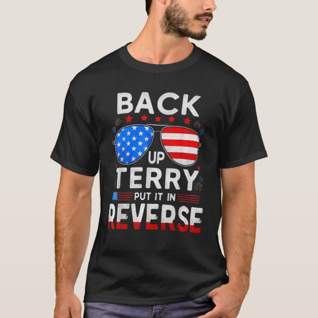 Camiseta 4 de julho, Fireworks o protege Terry o colocou em (Frente)