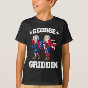 Camiseta 4 De Julho George Washington Griddy George Griddi
