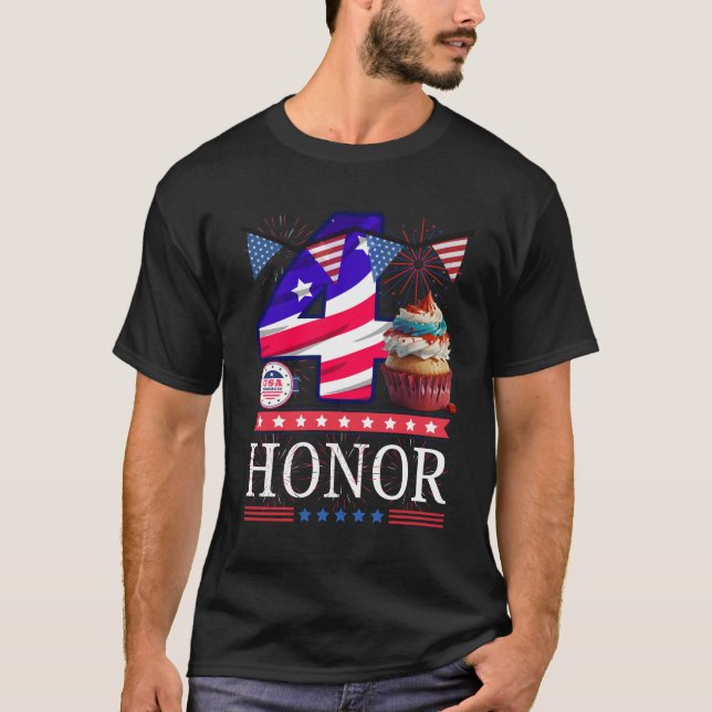 Camiseta 4 de julho HONOR (Frente)