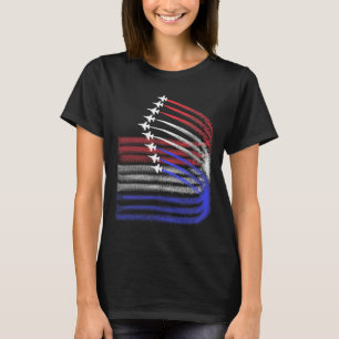 Camiseta 4 De Julho Jet American Flag Patriótico Usa Para M