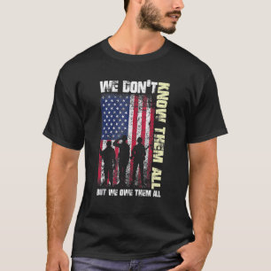 Camiseta 4 de julho Não os conhecemos todos, mas nós os dev