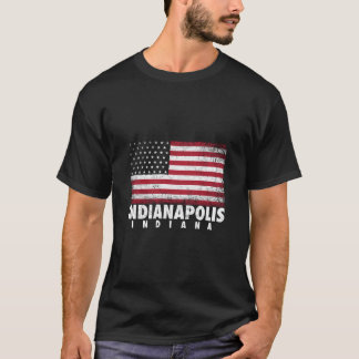 Camiseta 4 De Julho Para Homens Mulheres Indianapolis India