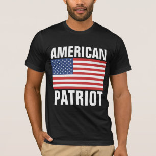 CAMISETA 4 DE JULHO PATRIOT-SHIRTS AMERICANOS
