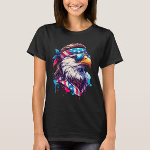 Camiseta 4 de julho, Patriótica Engraçada Águia 4 de julho