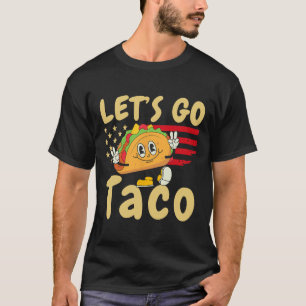 Camiseta 4 de julho Patriótico Vamos Ir para os Estados Uni