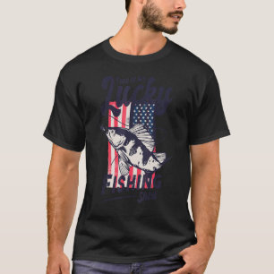 Camiseta 4 De Julho Patriotismo Americano Pescador Luc