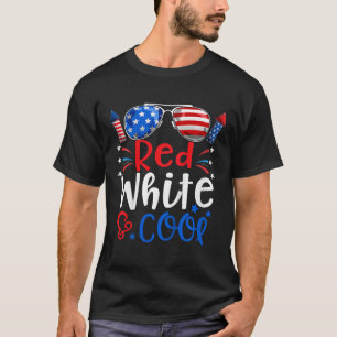Camiseta 4 De Julho Red White E Legal Meninos Patrióticos