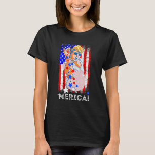 Camiseta 4 de julho Salt Merica USA American Freedom Patrio