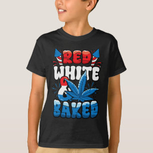 Camiseta 4 De Julho Semelhante Vermelho Brancos Engraçado
