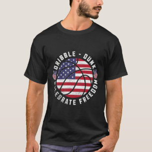 Camiseta 4 De Julho Sketll Bandeira Dos EUA Celebra Indepen
