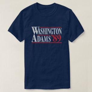 Camiseta 4 de julho t-shirt da campanha de Washington Adams