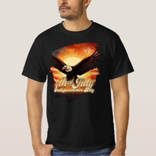Camiseta 4 de Julho – Tributo Majestoso á Águia e Fogos de 